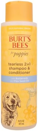 Burts Bees Tearless Puppy Shampoo & Conditioner with Buttermilk, 16 Fl Oz by BurtsBeesforPets
