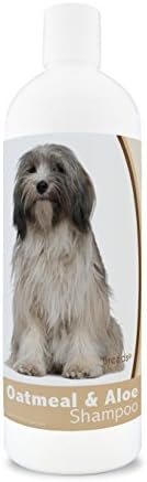 Healthy Breeds Aloe & Oatmeal Dog Shampoo for Tibetan Terrier - OVER 200 BREEDS - 16 oz - Mild & Gentle for Sensitive Skin - Hypoallergenic Formula & pH Balanced by HealthyBreeds