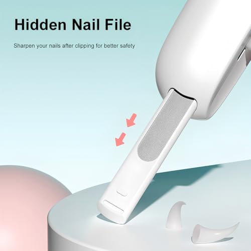 Adjustable Cat Nail Clipper to Avoid Excessive Cutting, Cat Nail Trimmer with Nail File, Pet Nail Clippers for Kitten Bunny Guinea Pig Rabbit Ferret (Pink) - Image 6