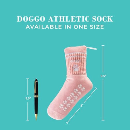 Haute Diggity Dog Doggo Athletic Sock Plush Dog Toy, Funny Parody Chew Toys - Image 2