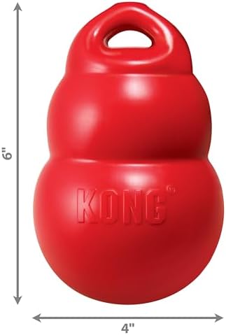 KONG Bounzer, Lightweight Rubber Fetch and Retrieve Toy, for Medium Dogs - Image 6