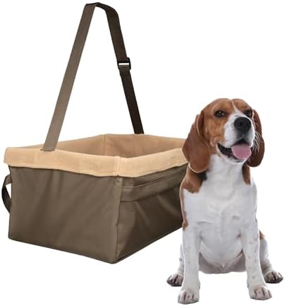 PetSafe Happy Ride Dog Booster Seat, Brown, Up to 12 lb by PetSafe