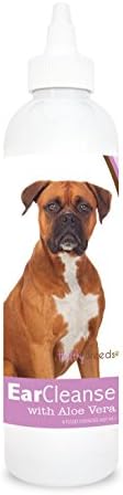 Healthy Breeds Boxer Ear Cleanse with Aloe Vera Sweet Pea and Vanilla 8 oz by HealthyBreeds