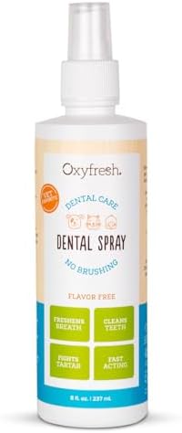 Oxyfresh Premium Tartar Control Dog and Cat Dental Spray – Freshens Breath by Oxyfresh