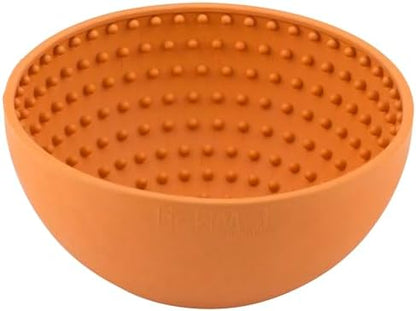 LickiMat Wobble, Dog Slow Feeder Bowl Lick Mat, Boredom Anxiety Reducer; Perfect for Food, Treats, Yogurt, or Peanut Butter. Fun Alternative to a Slow Feed Dog Bowl, Orange - Image 4