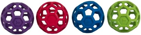 JW Pet HOL-ee Roller, Natural Rubber, Medium 4.5in, Colors May Vary - Image 5