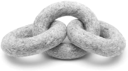 Glaciart One Felted Wool Dog Chew Rings | Durable Dog Chew Toy, Puppy Chew Toys for Teething & Dog Teeth Cleaning | Pet Toys Fetch Games & for Anxiety/Boredom | Great for Small, Medium or Large Dogs - Image 6