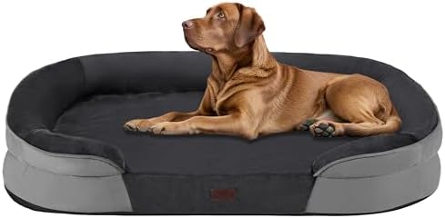 Dwanton Orthopedic Waterproof X-Large Dog Bed Sofa, Gel Memory Foam, 45" by DWANTON