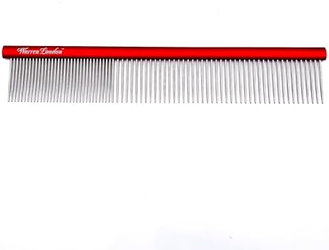 Warren London Detangling Strong Dog Grooming Comb for Matted Tangled Coats, 10 Inch - Image 2