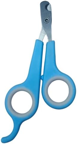 Dog & Cat Pets Nail Clippers and Trimmers - with Safety Nail Guard to Avoid Over Cutting, Nail File Great for Cats, Dogs, Bunnies - Cat & Dog Grooming Supplies (Blue White) by Herolland