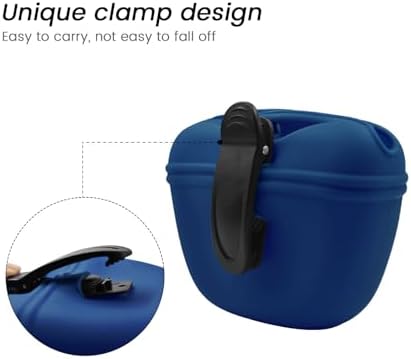 AUDWUD Silicone Dog Treat Pouch with Clicker Magnetic Closure Secure Clip - Image 4