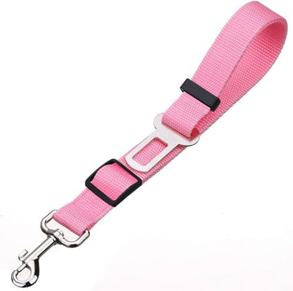 Elisel Elisel 2 Packs Adjustable Length Pet Dog Cat car seat Belt Pet seat Belt Pet Accessories for Dogs Cats and Pets (Pink) - Image 4