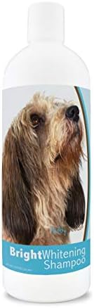 Healthy Breeds Petits Bassets Griffons Vendeen Bright Whitening Shampoo - pH Balanced - Enhance Color & Shine While Moisturizing & Conditioning - Pina Colada Scent - 12 oz by HealthyBreeds