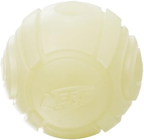 Nerf Dog Tennis Ball Blaster Dog Toy white, 2.5 Inch Glow Reload Ball - Image 3