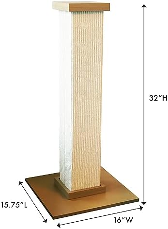 SmartCat Pioneer Pet Ultimate Scratching Post (Beige) - Image 2
