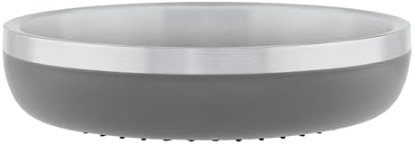 Master Pet Supply Stainless Steel Cat Bowls 9 oz Heavy Duty Graphite by MasterPetSupply