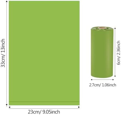 Dog Poop Bags Rolls: Extra Thick Leak Proof Unscented 13 x 9 in 300 Count - Image 2