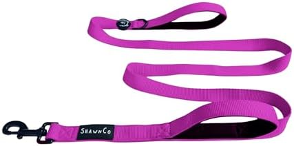 ShawnCo Dream Walk Dog Leash (Orchid,M/L 6FT w/ 2 Handles) by SHAWNCO