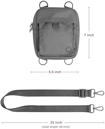Ubbi Dog Treat Pouch for Training & Walking, Gray - Image 3