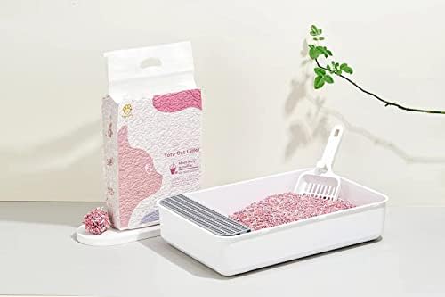 Tofu Cat Litter, Flushable, 100% Natural and Biodegradable, Quick Clumping and Dust Free, Odor Control Ultra Absorbent, Strong Deodorizer with Maximum Water Solubility,6 lbs/Bag - Image 2