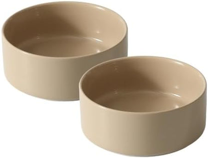 Havniva Cat Bowls Set of Two, 5.1” Ceramic Cat Food Bowls, Cat Water Bowl by Havniva