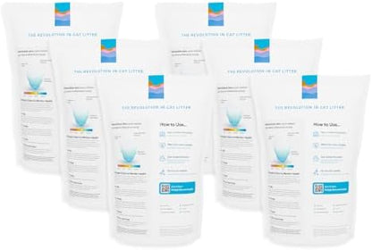 PrettyLitter Health Monitoring Cat Litter, Unscented, 6-Pack, 6 lb. Bags - Image 2