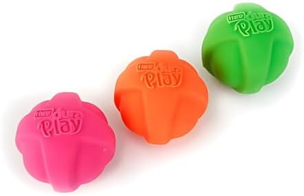 Dura Play Small Ball Dog Toy, Latex, 1ct, Interactive Fun, Safe & Non-Toxic, Outdoor & Indoor Play, Flexible, Yet Durable, Small, 3 Pack by Unknown