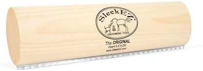 SleekEZ 10 Inch Horse Brush – Patented Horse Shedding Blade Made in USA - Removes Loose Hair & Undercoat - Deshedding Tool for Donkeys, Cows & Large Animals - Helps Reduce Seasonal Shedding by SleekEZ