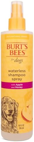 Burts Bees for Pets Waterless Shampoo Spray, with Apple & Honey, 10 Fl Oz by BurtsBeesforPets