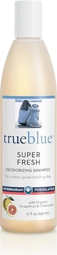 TrueBlue Grapefruit & Chamomile Deodorizing Dog Shampoo – Cleansing Wash, Moisturizing – Toxin Free, Natural Botanical Blend – Tearless – 12 Fl. Oz. by TrueBlue