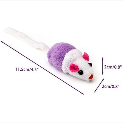 CHIWAVA 36PCS 1.8'' Interactive Cat Toy Mice with Catnip Rattle Sound Mouse - Image 5