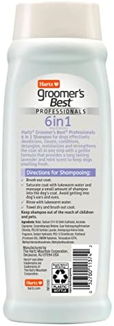 Hartz Groomer's Best Professionals 6-in-1 Dog Shampoo and Conditioner in One, 18 oz (Pack of 2) - Image 2