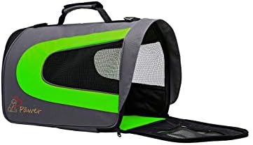 Pawer 18” x 11”x 11” Soft-Sided Foldable Airline Approved Pet Carrier for Cat, Puppy and Small Dog, Washable 600D Oxford Fabric, with Handle and Strap for Carry, Multiple Colors Available - Image 7