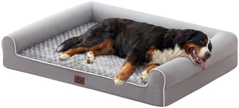Orthopedic Large Dog Bed，Washable Dog Couch for XL Senior Dogs by WARMREST