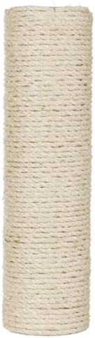 Trixie Replacement Sisal Post for Scratching Posts, Cat Trees and Cat Towers, 4.3 x 15.7-in (11 × 40 cm) by TRIXIE