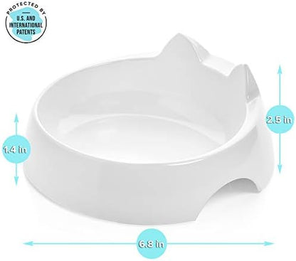 CatGuru Cat Bowls, Whisker-Friendly Cat Water Bowl, Encourages Drinking - Image 3