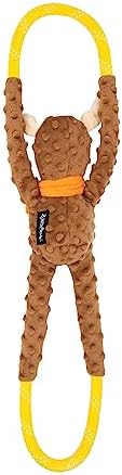 ZippyPaws RopeTugz Durable Dog Pull Rope Toy - Moose - Image 2