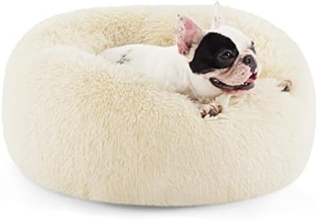 Bedsure Calming Small Dog Bed Donut Washable Cat＆Puppy Bed,23 inches by BEDSURE