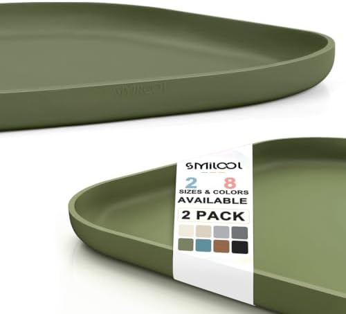 SMILOOL Waterproof Silicone Pet Food Mat with Raised Edge for Dog & Cat by smilool