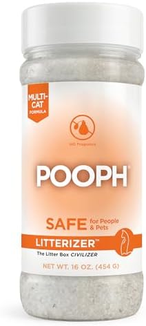 POOPH Litterizer Cat Litter Odor Eliminator Additive, 16 fl oz Bottle by Pooph