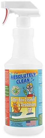 Absolutely Clean Litter Box Cleaner and Deodorizer, Eliminate Odors Quickly, Neutralizes Urine and Feces Odors in The Air and The Box, Make Litter Last Longer by AbsolutelyClean