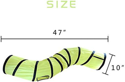 iCAGY Cat Tunnel Toys for Indoor Cats Kittens Rabbits, Pet Toy Play Tunnels - Image 4