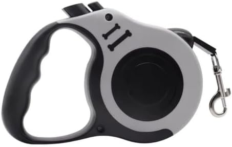 16 ft Retractable Pet Leash Dog Leash Automatic Durable with Non-Slip Handle, Suitable for Small and Medium-Sized Dogs 7 (Gray) by Unknown