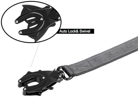 ICEFANG Tactical Dog Leash with Quick-Release Metal Clasp,Bungee-Dog Lead - Image 3