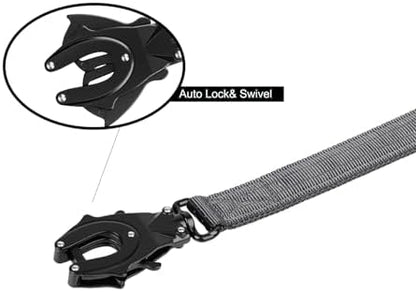 ICEFANG Tactical Dog Leash with Quick-Release Metal Clasp,Bungee-Dog Lead - Image 3