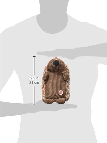 SPOT Corduroy Hedgehog Dog Toy with Squeaker, Textured Plush Toy for Small and Medium Dog Breeds, Light to Moderate Chewers, 8 Inch, Assorted Colors