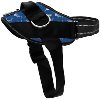 ShawnCo Essential Dog Harness, No-Pull Pet Vest (White Sharks,S) by SHAWNCO