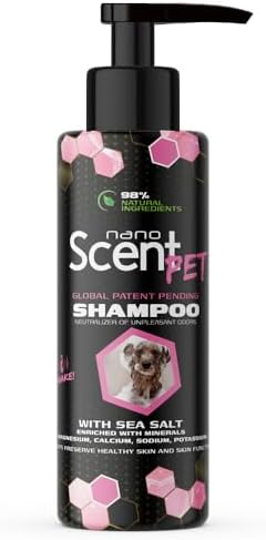 Pet Shampoo for Dogs & Cats, Deep Cleansing Coat Care & Lasting Freshness by nanoSCENT