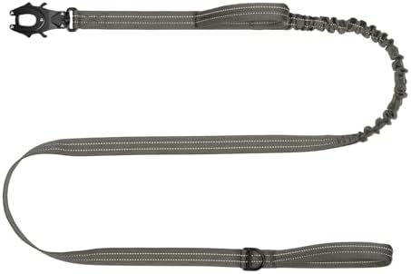 ICEFANG Tactical Dog Leash with Quick-Release Metal Clasp,Bungee-Dog Lead by ICEFANGDIRECT