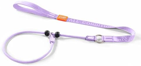 HowGo Slip Lead Dog Leash with 2 Spring-Loaded Stoppers (Lavender 3.6FT) by HOWGO